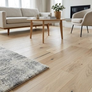 PARQUET PREFINITI - Rovere 1 Strip - Crema - Olio Bianco - Spazzolato-3
